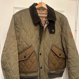 Burberry Chilton Diamond Quilted Bomber - Insulated Outerwear - Size 52